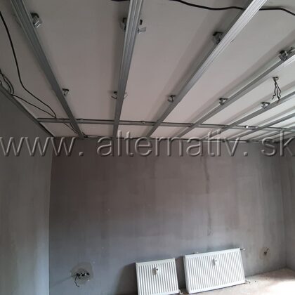 zníženie stropu sadrokartónom v byte