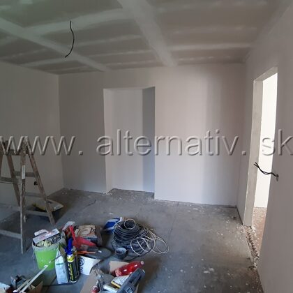 rekonštrukcia izby v byte