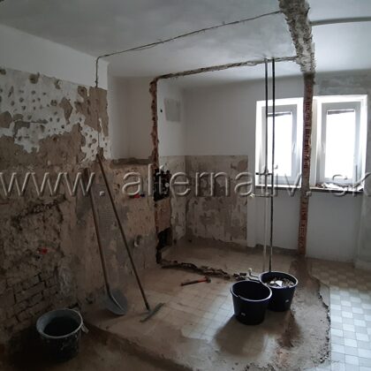 zmena dispozície bytu