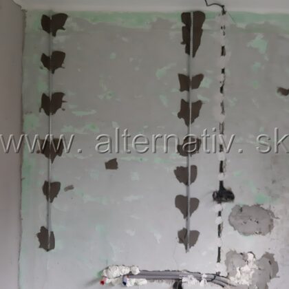 zrovnanie stien v kuchyni