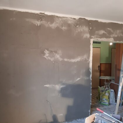 prerovnanie stien v izbách